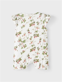 NAME IT Jordbær Sunsuit Jascha Britgh White